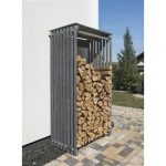 Kaminholzregal Style Typ 546 99 x 53 x 183 cm anthrazit