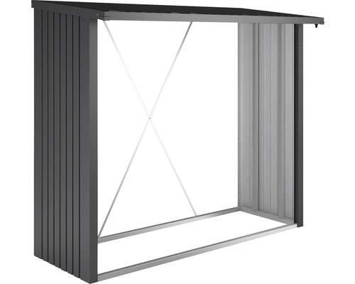 as.46978637.jpg Kaminholzunterstand Biohort WoodStock 230 229 x 102 x 199 cm dunkelgrau-metallic – Bild 3