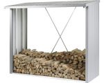 Kaminholzunterstand Biohort WoodStock 230 229 x 102 x 199 cm silber-metallic – Bild 4