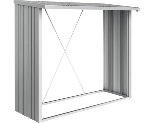as.47227363.jpg Kaminholzunterstand Biohort WoodStock 230 229 x 102 x 199 cm silber-metallic – Bild 3