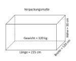 Universalunterstand Typ 1 Bikeport 204 x 202 x 231 cm kesseldruckimprägniert – Bild 3