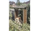 Kaminholzunterstand aus Weide 140 x 57 x 195/210 cm – Bild 4