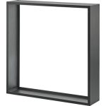 Kaminholzregal Firewood schwarz 155x155x35 cm