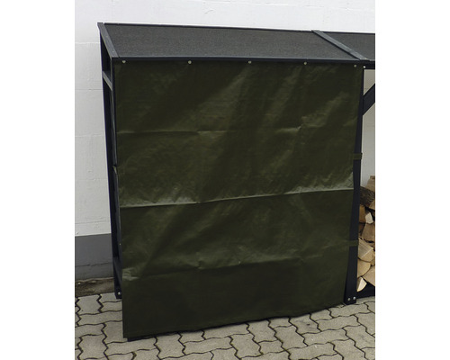as.54820991.jpg Erweiterungselement für Kaminholzunterstand promadino Speyer inkl. Wetterschutz 119,5 x 68 x 148 cm anthrazit – Bild 2