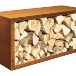 Kaminholzregal Palatino Woodpecker PRO 100 x 40 x 50 cm braun