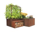 Kaminholzregal Palatino Woodpecker PRO 100 x 40 x 50 cm braun – Bild 2