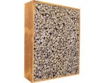 Kaminholzunterstand Palatino Corten 150 x 40 x 180 cm braun – Bild 2