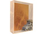Kaminholzunterstand Palatino Corten mit Rückwand 150 x 40 x 180 cm braun – Bild 2