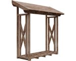 Kaminholzunterstand SKAN HOLZ Paul 1 190 x 70 x 229 cm nussbaum – Bild 2
