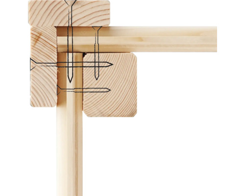 as.73794894.jpg Kaminholzunterstand Karibu mit Abstellraum, inkl. selbstklebende Dachfolie 260 x 92 x 188 cm natur – Bild 6