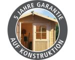 Kaminholzunterstand Karibu mit Abstellraum, inkl. selbstklebende Dachfolie 260 x 92 x 188 cm natur – Bild 9