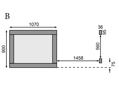 as.73795166.jpg Kaminholzunterstand Karibu mit Abstellraum, inkl. selbstklebende Dachfolie 260 x 92 x 188 cm natur – Bild 11