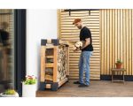 Kaminholzstapelhilfe WESTMANN Michel Gr. L 138 x 40 x 120 cm natur – Bild 5