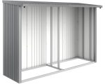 Rückwand Biohort für Kaminholzunterstand WoodStock 300 quarzgrau-metallic – Bild 3