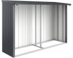 Rückwand Biohort für Kaminholzunterstand WoodStock 300 dunkelgrau-metallic – Bild 2