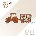 BADEKO Traktor mit Anhänger – Bild 3